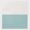 Copertina in cotone con ricamo fiori