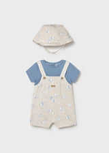 Pagliaccetto neonato con cappello