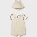 Pagliaccetto neonato con cappello