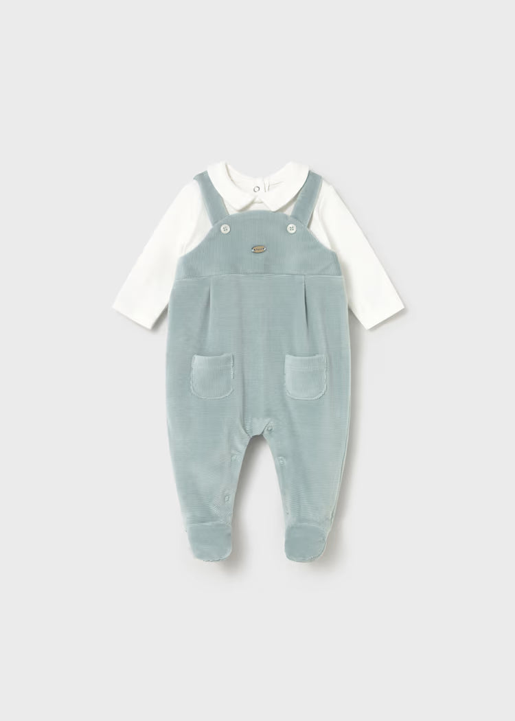 Newborn chenille dungarees - Mayoral