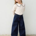 Pantalone jeans wide leg bimba - Mayoral