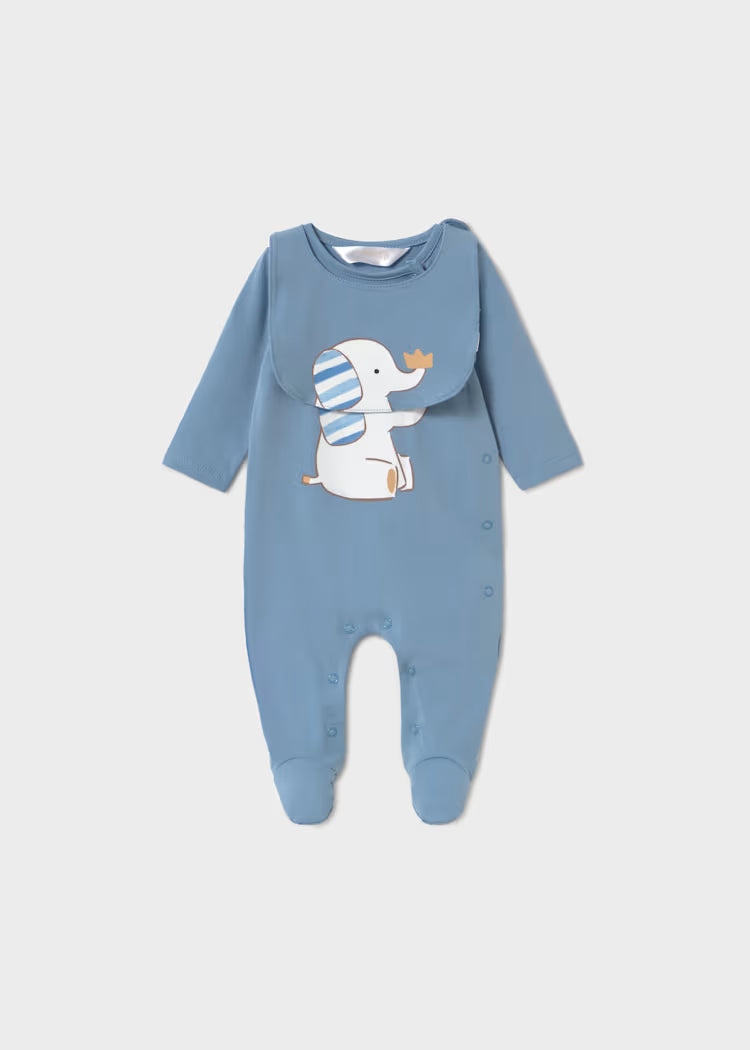 Babygrow with bib