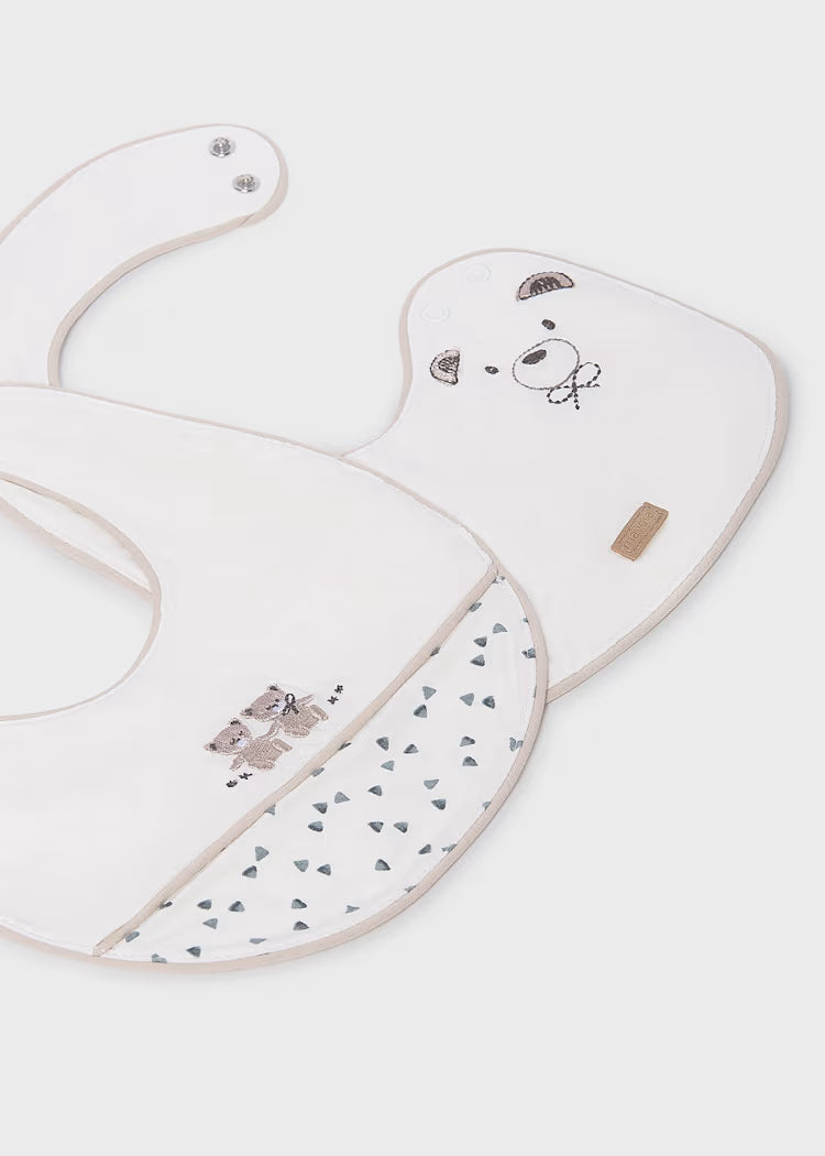 Set 2 bavaglini neonato