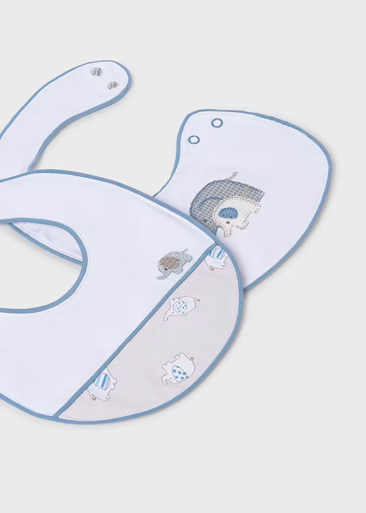 Set 2 bavaglini neonato