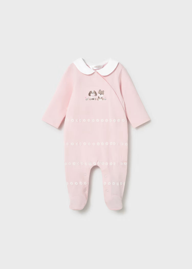 Elegant newborn cotton onesie