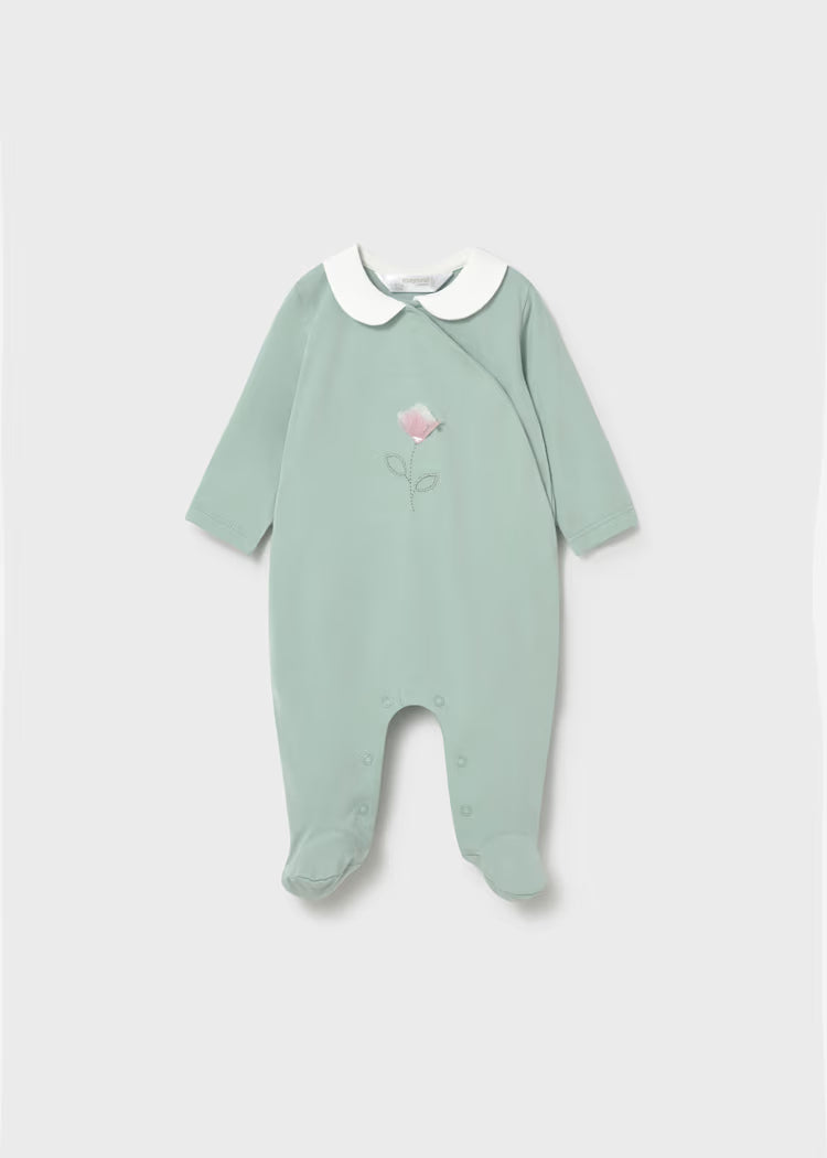Elegant newborn cotton onesie