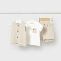 Completo tre pezzi neonato in cotone