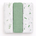 Set quadrati garza 100% cotone 70x70