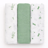 Set quadrati garza 100% cotone 70x70