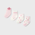 Set of 4 baby girl warm cotton socks - Mayoral