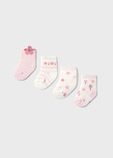 Set 4 calze caldo cotone neonata - Mayoral