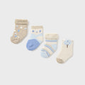 Set 4 calze neonato caldo cotone - Mayoral