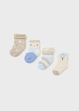Set 4 calze neonato caldo cotone - Mayoral