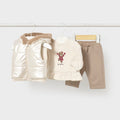 Completo tre pezzi con gilet neonata - Mayoral