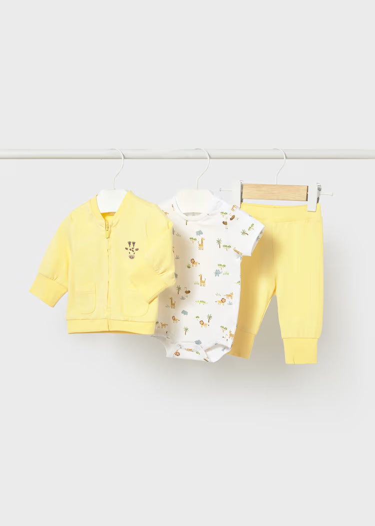 Baby jumpsuit with bodysuit