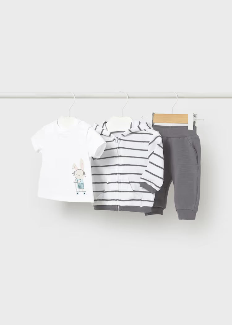 Newborn three-piece tracksuit
