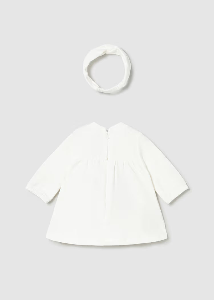 Abito effetto peluche con borsa e fascia - Mayoral - 1/18 mesi