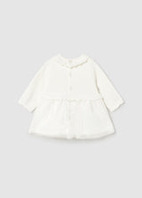 Abito elegante in maglia e tulle lurex - Mayoral - 1/18 mesi