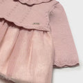 Abito elegante in maglia e tulle lurex - Mayoral - 1/18 mesi