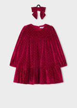 Vestito in velluto con elastico - Mayoral