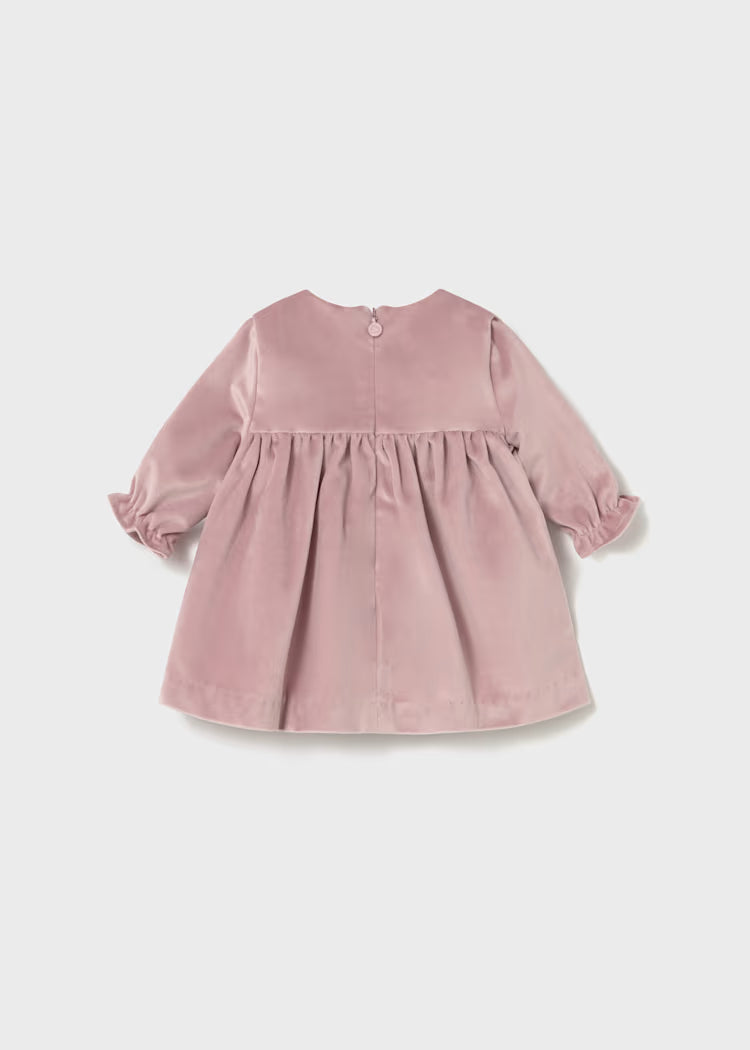 Vestito velluto neonata - Mayoral - 1/18 mesi